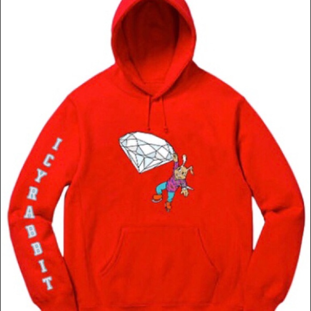Icy Rabbit Hangin Rabbit Hoodie - Picture 2 of 2